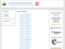 Tablet Screenshot of bulletin.acscinf.org